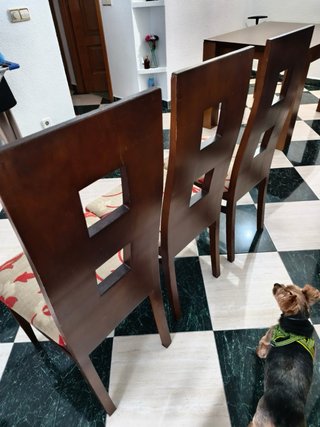 Mesa y 5 sillas de comedor