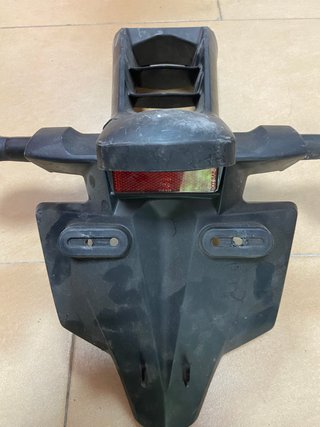 Porta matrícula moto con intermitentes