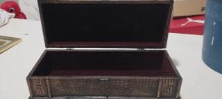 Cofre vintage madera y metal