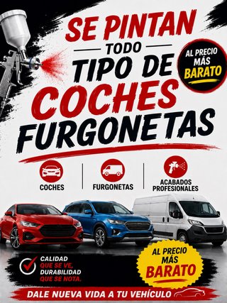 Se pintan coches precios muy economicos