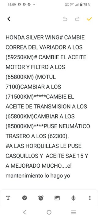 Honda Silver Wing 600cc 2003 Plata