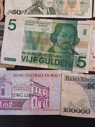 Lote 15 Billetes Históricos europa