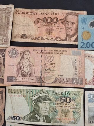 Lote 15 Billetes Históricos europa