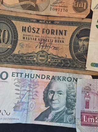 Lote 15 Billetes Históricos europa