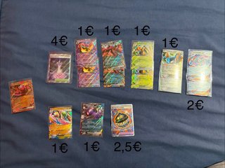Cartas Pokémon Creciente y Oscuridad Absoluta