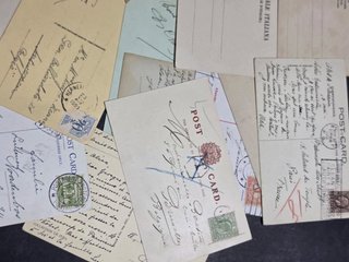 20 Postales centenarias Barcos y Puertos.