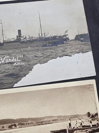20 Postales centenarias Barcos y Puertos.