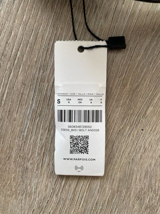 Bolso Parfois negro imitación cuero nuevo