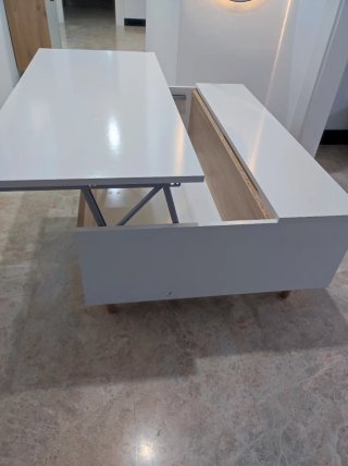 Mesa de centro elevable