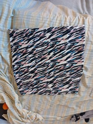 Mini falda multicolor talla L