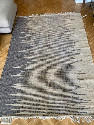 Alfombra Yute Zara Home Beige/Marrón