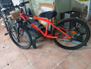 Bicicleta MTB Roja