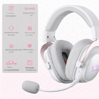 Redragon H510 Zeus-X Auriculares Inalámbricos 7.1