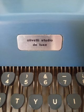 Olivetti Studio de Luxe Máquina de Escribir Vintag