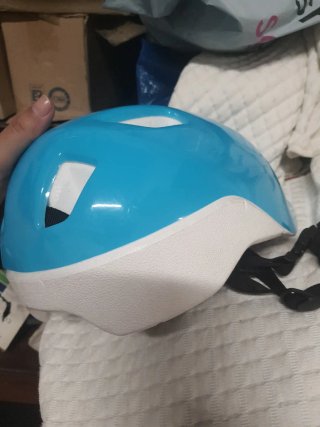 Casco Bici Niño B-Twin Azul