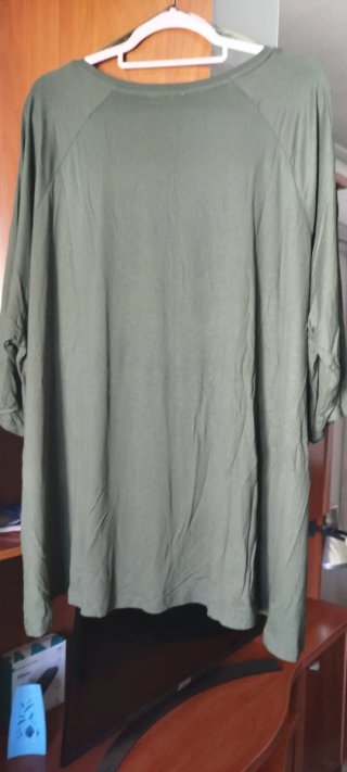 Camiseta C&A Talla XXXL Verde Oliva