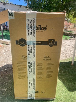 Silla bici trasera niño/a Bobike one E-BD negro