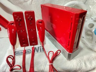 Nintendo Wii Roja Completa