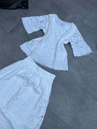 Conjunto Ibicenco Blanco talla S