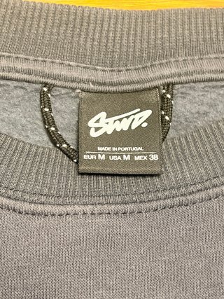 Sudadera STWD Streetwear Gris Cuello Redondo