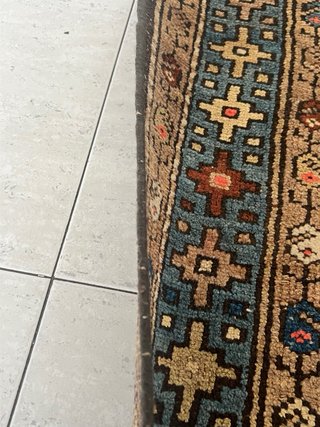 Tappeto Perso/Tribal Vintage in Lana Nodata