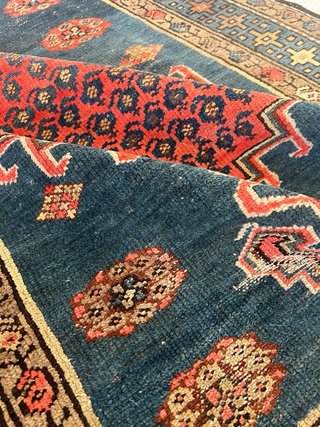 Tappeto Perso/Tribal Vintage in Lana Nodata
