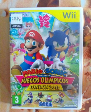 Lote 4 Juegos Wii: Mario, Sonic, Smash Bros, Pac-M