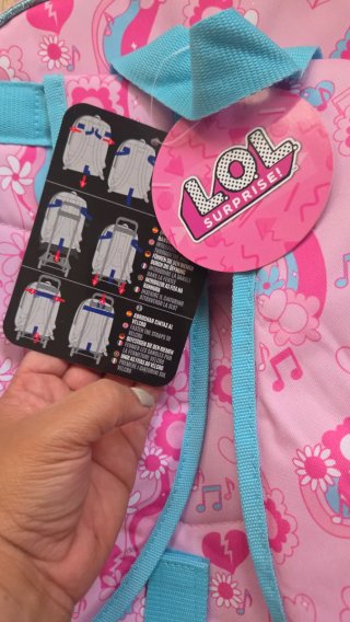 Mochila LOL Surprise Niña Rosa Flores