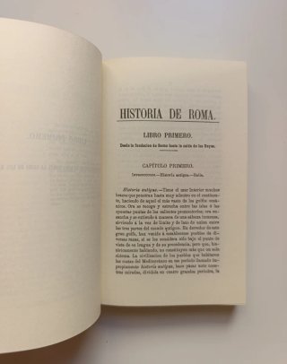 Historia de Roma. I, II, III, V y VIII.