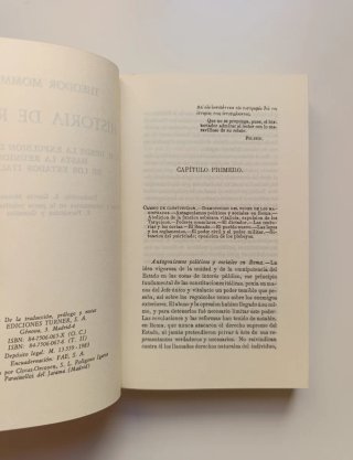 Historia de Roma. I, II, III, V y VIII.