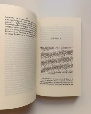 Historia de Roma. I, II, III, V y VIII.