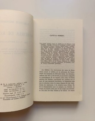 Historia de Roma. I, II, III, V y VIII.
