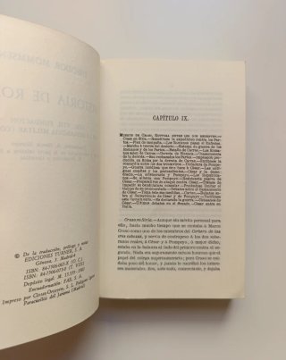 Historia de Roma. I, II, III, V y VIII.