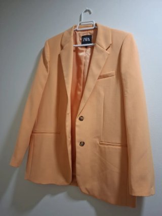 Chaqueta Zara Naranja Talla XS