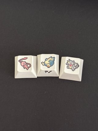 Teclas Mecánicas Pokémon Mew Snorlax Lycanroc