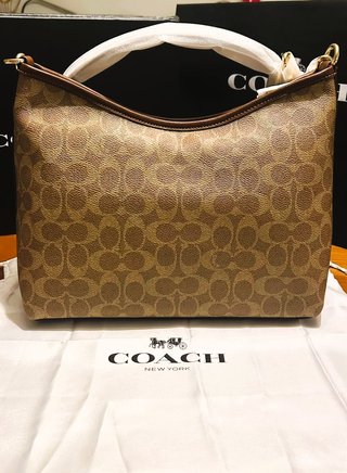 Bolso Coach Laurel Tan Brown