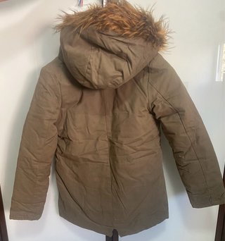 Parka niña Lefties verde militar