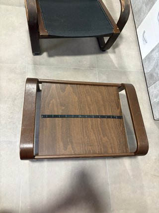 Sillón Poäng Ikea Madera y Tela