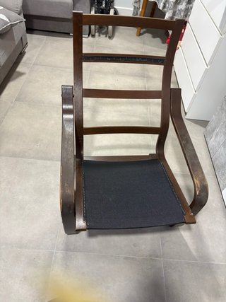 Sillón Poäng Ikea Madera y Tela