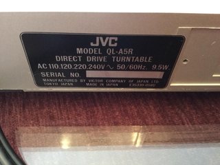 PLATO GIRADISCOS JVC  QL-A5R (pilotado por kuarzo)