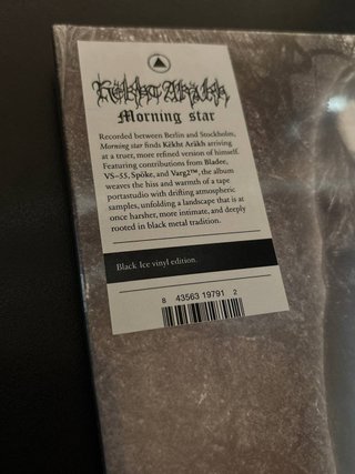 Kekht Arakh Morning Star vinilo negro hielo LP