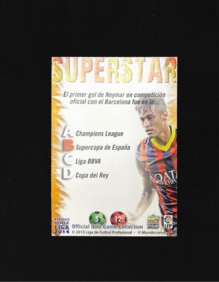 Neymar FC Barcelona Superstar 2014 Mundicromo