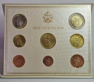 Vaticano Serie Divisionale Sede Vacante 2005 FDC