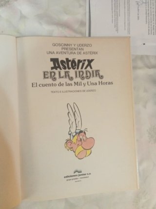 Astérix en la India el cuento de las mil y una ...