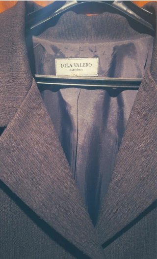 Americana Lola Valero Gris Mujer