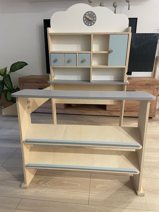 Mercado de madera infantil