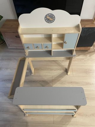 Mercado de madera infantil