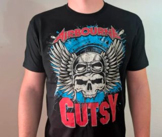 CAMISETA NEGRA - AIRBOURNE GUTSY - TALLA XXL y más