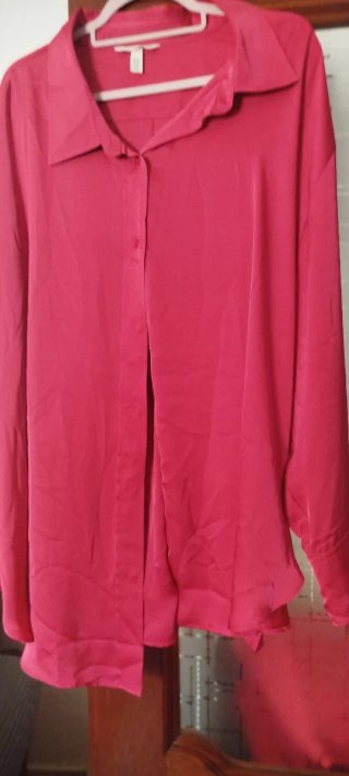 Camisa Talla Grande fucsia