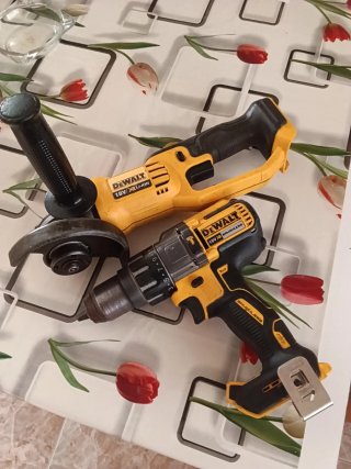 AMOLADORA DEWALT DCG412 Y TALADRO DEWALT DCD996